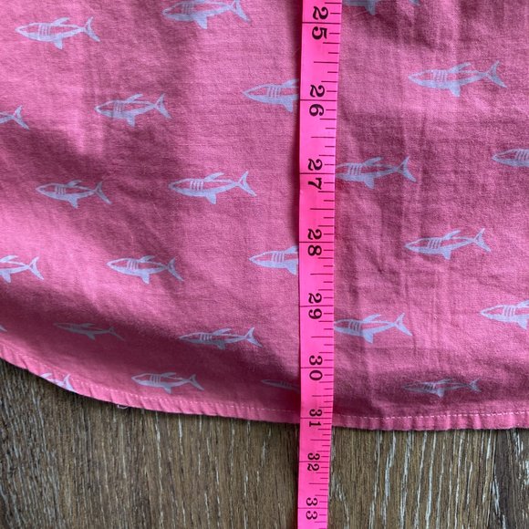 Report Collection Shark Print Size XL Button-Up Shirt - Picture 7 of 7